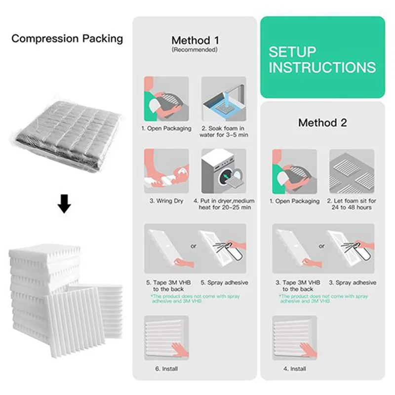 

ABVB-96Pcs Acoustic Foam Board,Studio Wedge Tile,Acoustic Foam Soundproof Pyramid Studio Treatment Wall Panel,Etc,2.5X30x30cm