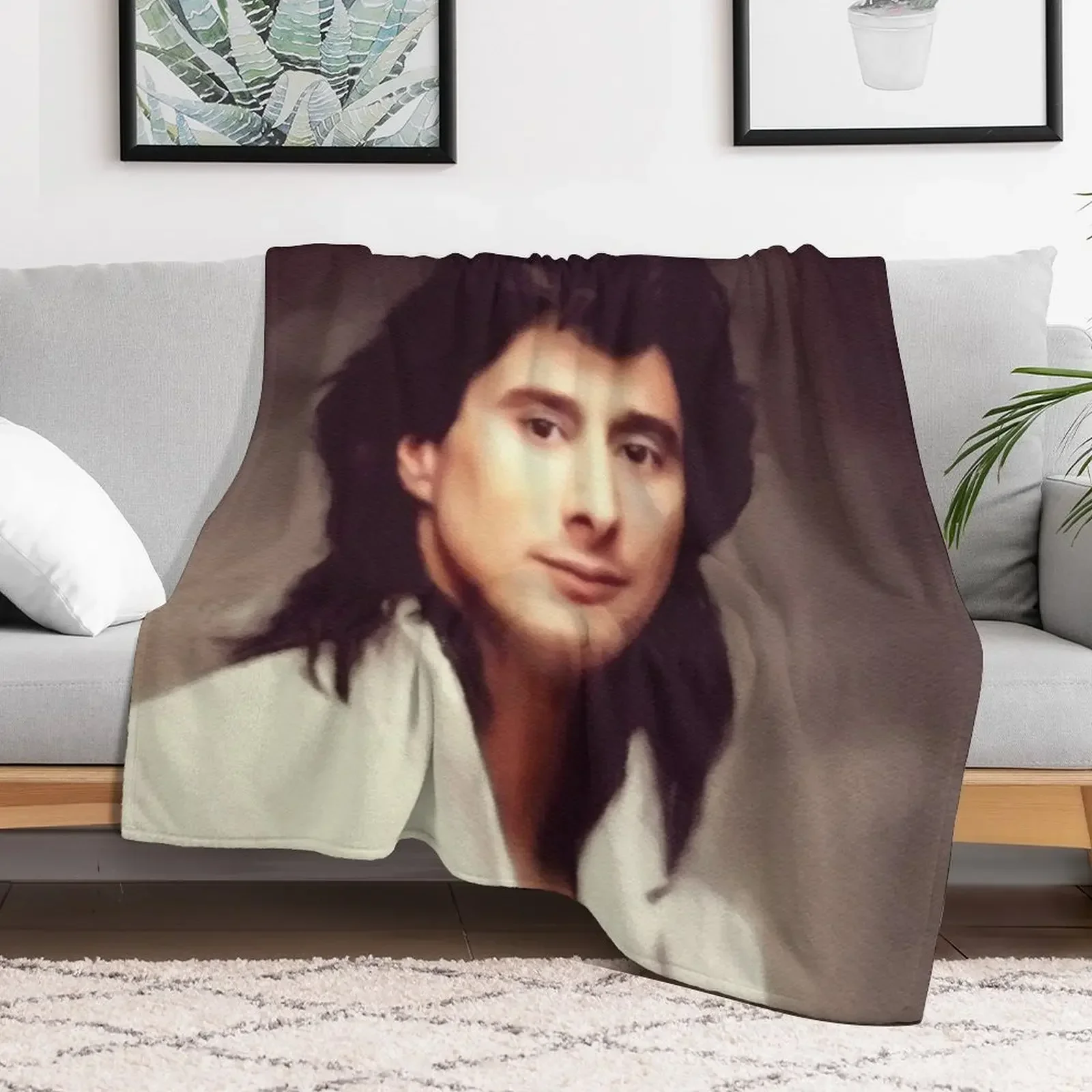 Steve Perry, Music Legend Throw Blanket Stuffeds Winter beds Cute Plaid Polar Blankets