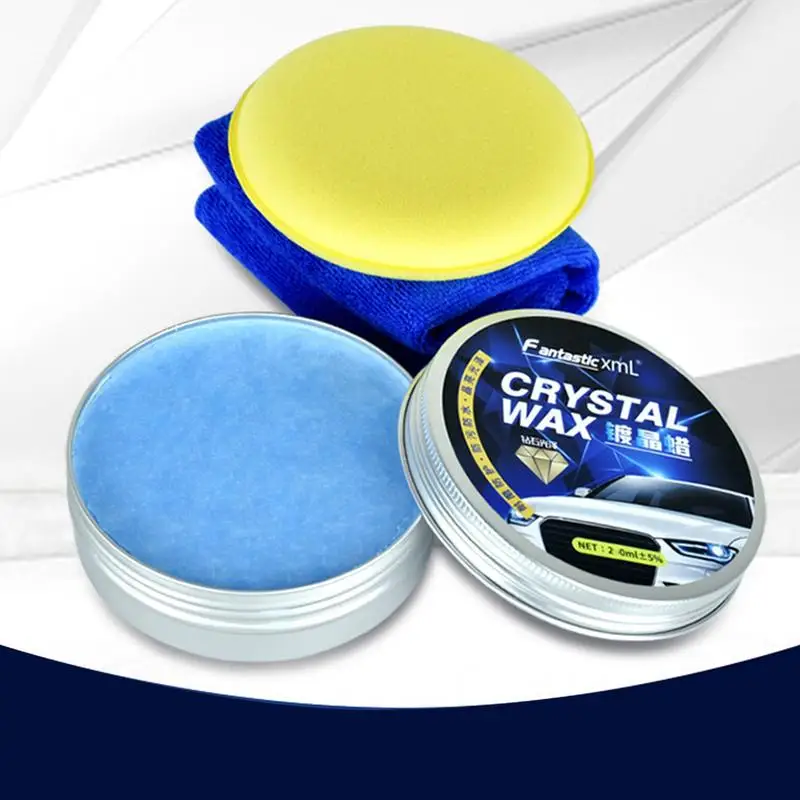 

Auto Polish 200ml Car Wax Crystal Plating Set Covering Paint Surface Coating Formula Hard Glossy Wax Layer Waterproof Film