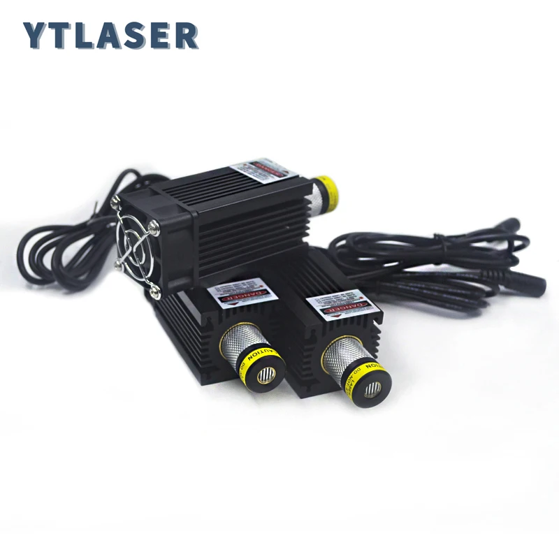 عدسة زجاجية عالية الطاقة 650 نانومتر خط أحمر/خط متقاطع/وحدة صمام ثنائي ليزر قابلة للتركيز 100 ميجاوات 200 ميجاوات مع مروحة تبريد (مجانية مع دعامة) #6