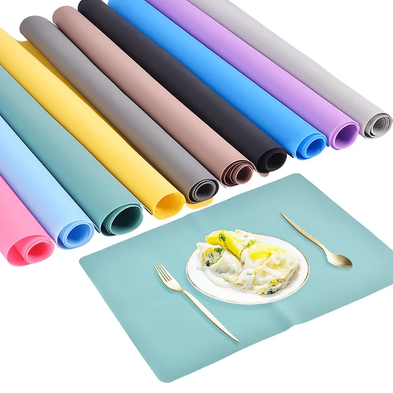 50*40cm Silicone Pad Waterproof Placemat Table Mat Heat Insulation Pad Anti-skidding Washable Resin Pad for DIY Epoxy Crafts 