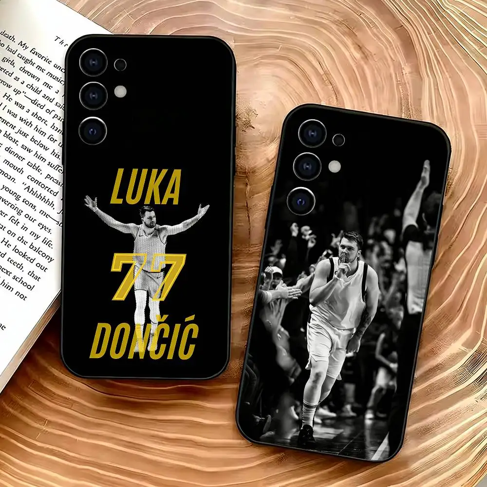 

L-Luka D-Doncic 77 Phone Case For Samsung S25,S24,S21,S22,S23,S30,Ultra,S20,Plus,Fe,Lite,Soft Black Cover
