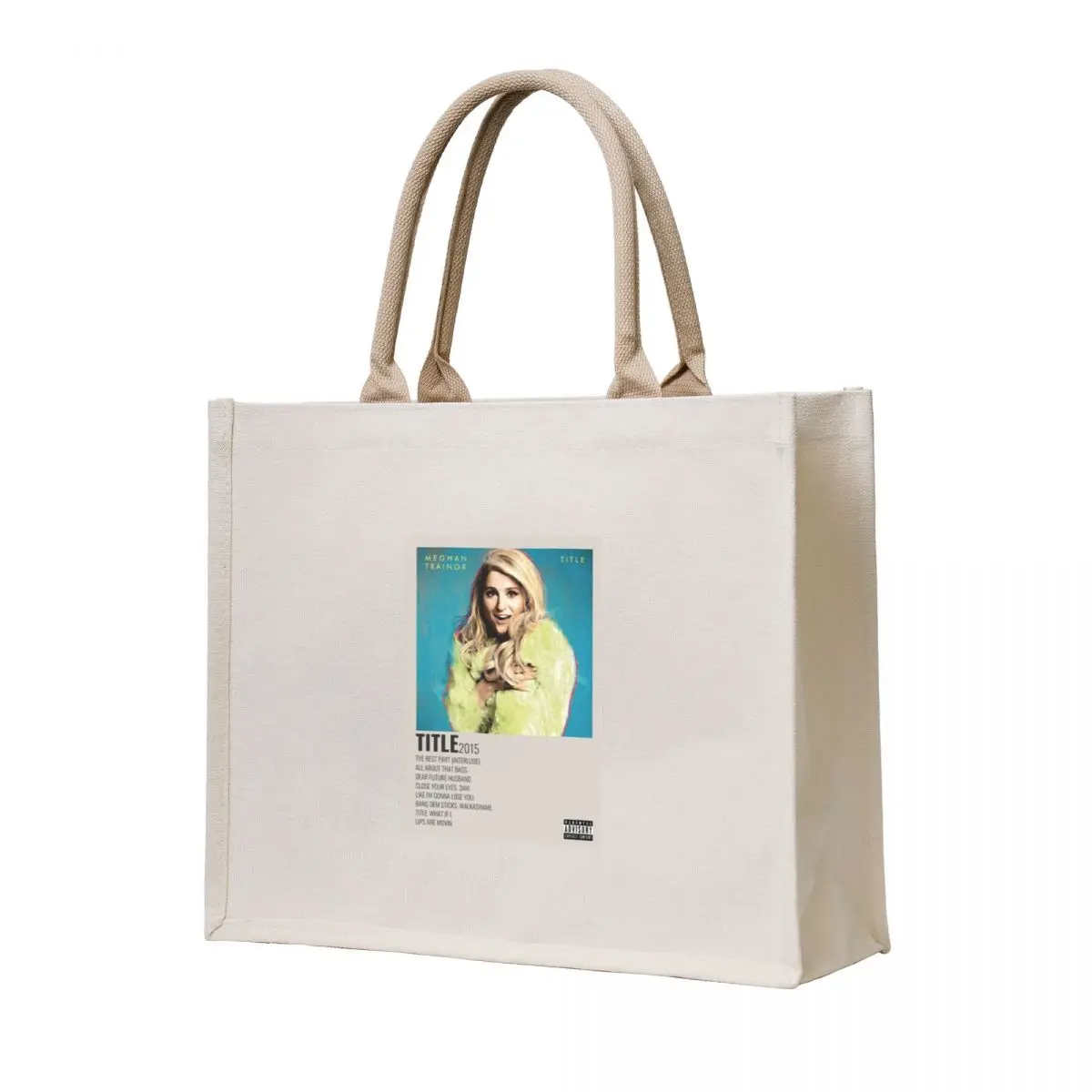 

Day Gifts Meghantrainor Cool Gift Tote Bag large size bags shopping bags foldable hand bags