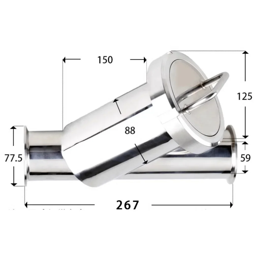 57mm 63mm Tube OD 2.5