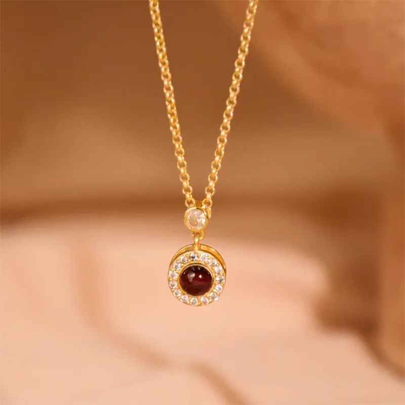 DHQH Personalized Photo Birthday Stone Photo Projection Necklace Customized Picture Birthday Stone Projection Pendant Gift - view 2