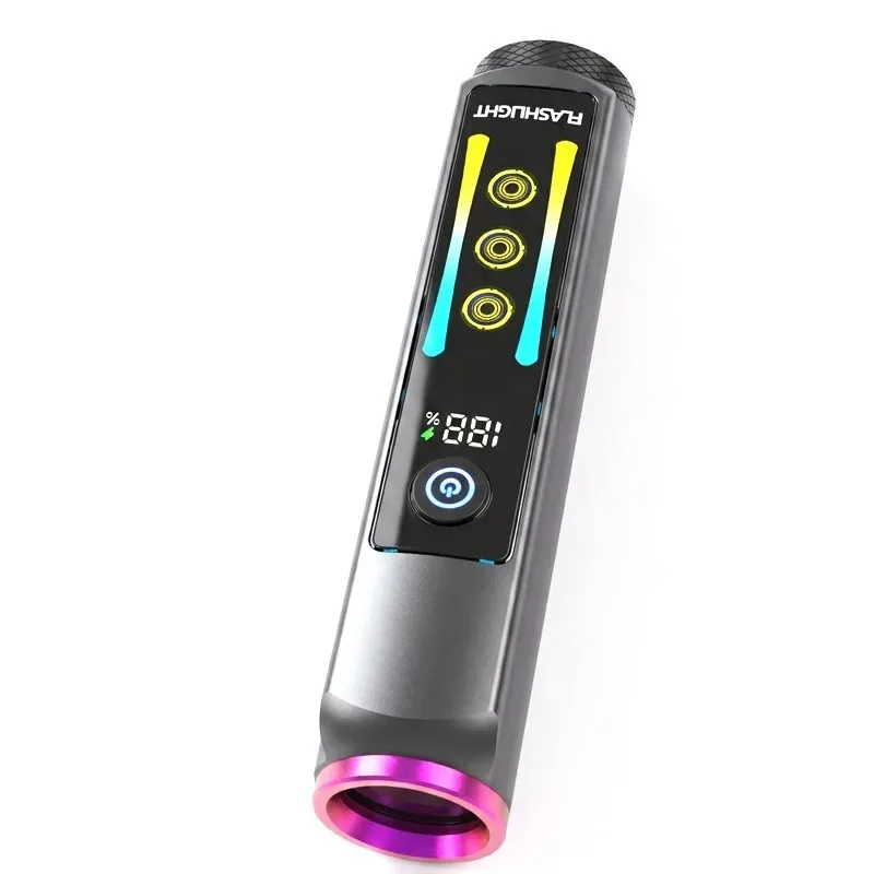 High Power Rechargeable UV Flashlight with Digital Display for Money Inspection Wine Jade Porcelain Identification
