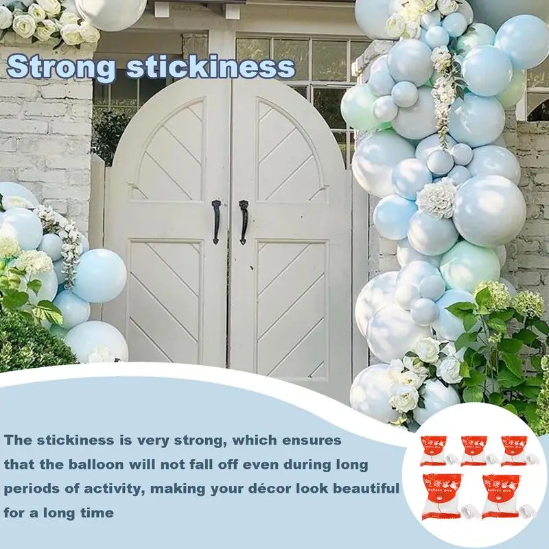 Balloon Sticky Dot Balloon Tape With Strong Adhesion Glue Dot Sticky Dots Portable For Wedding Room Decoration Birthday Parties