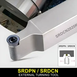 High quality SRDCN SRDPN 1212 1616 2020 2525 R3 R4 R5 R6 12-25MM Insert RCMT RPMT External Turning Tool Holder Lathe Cutter