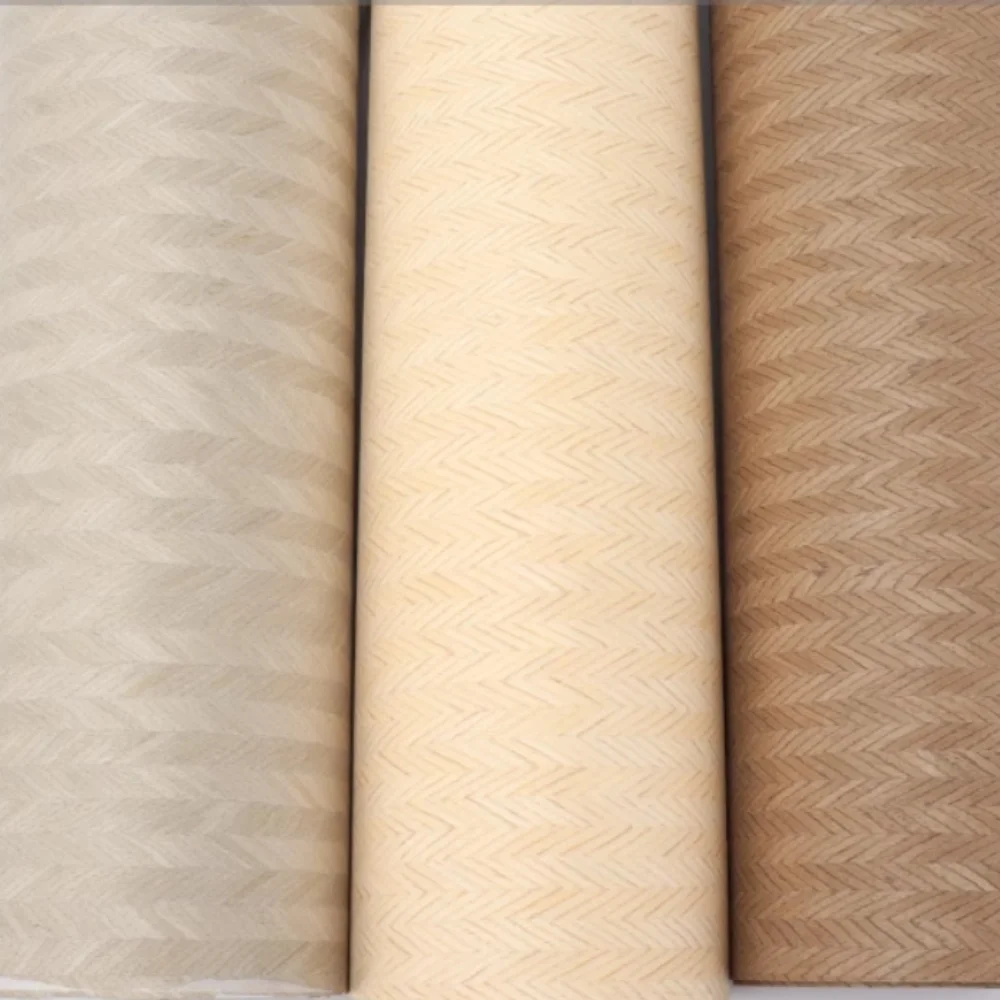 

Technology reconstituted Arrows wood veneer Grey Arrows, Ivory Arrows, Brown Arrows, L: 2.5meter×580x0.25mm