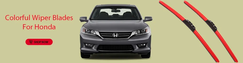 LNJING Bunte Scheibenwischerblätter für Honda Civic Type R 1997-Heute – Detail 2