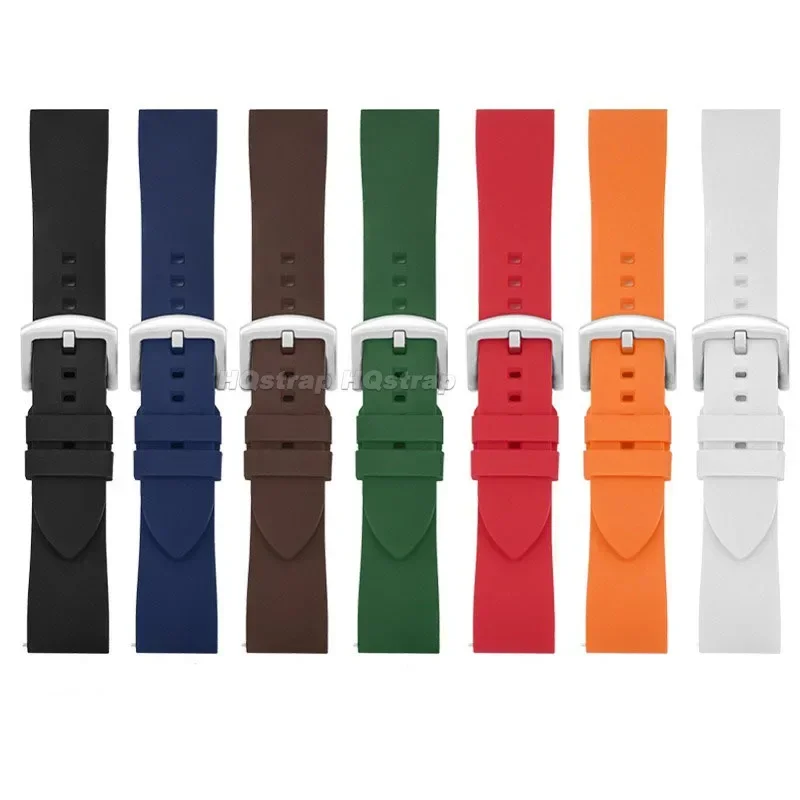 Quick Release Rubber Strap 18mm 19mm 20mm 21mm 22mm 24mm Watchbands Silicone Wristband Sport Bracelet Waterproof Watch Band image 2