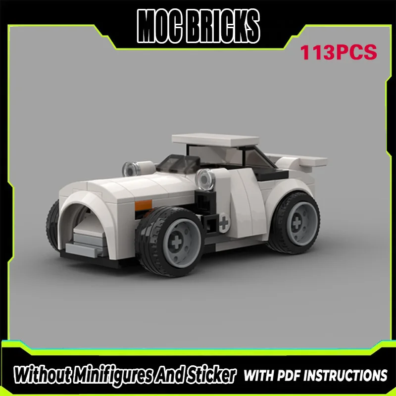 

Speed Racing Car Model MOC Building Bricks Classic Modified Car Modular Technology Gifts Holiday Assemble Children Toys Suit