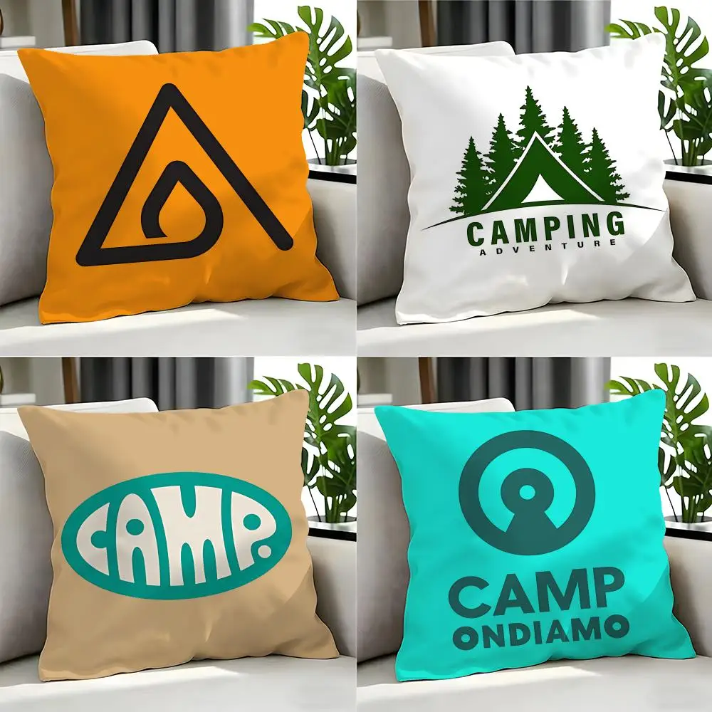 cigarette Camp Cushion Cover Cushion Cover Set 4Pcs 50x50 45x45 40x40 Pillowcase Decorative Sofa Home Decor