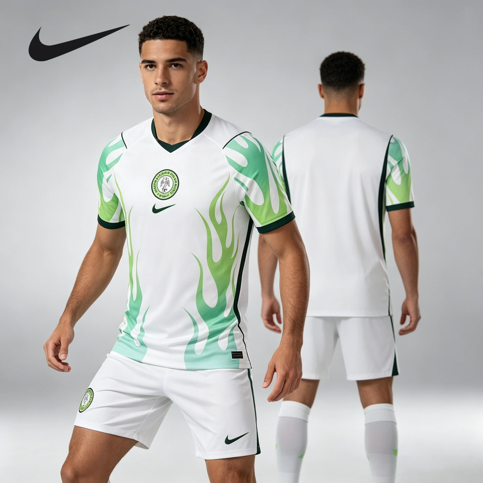 Camiseta de Fútbol Nike Dri-FIT Unisex Versión Aficionado de Nigeria para la Copa Mundial 2026, Secado Rápido, Manga Corta, IB5376-100