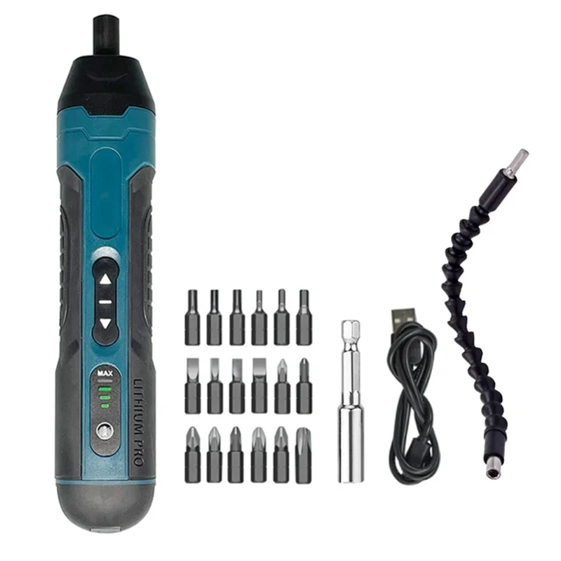 Mini Cordless Electric Screwdriver Rechargeable 1300mah Adjustment Power Drill Multi-function Disassembly Torque Repair Tools