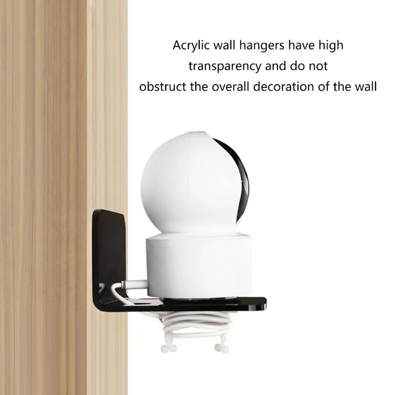 M17B Набор из 3 акриловых плавающих полок для камер наблюдения. Элегантный стеллаж для хранения.