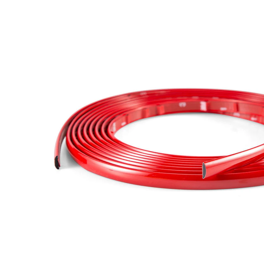 3M DIY Car Bumper Self-adhesive red Decorative Strip Thickened PVC Material To Prevent Body Scratches Decorate Car Accessory
