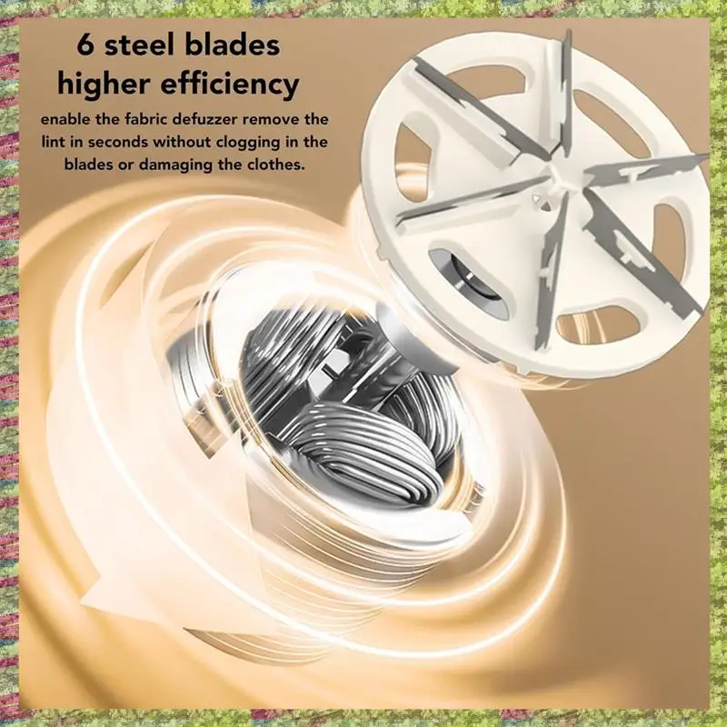 مزيل كرة منزلي رقمي محمول من ABKB USB مع 5 سرعات لبيانات الملابس والسجاد باللون الأبيض