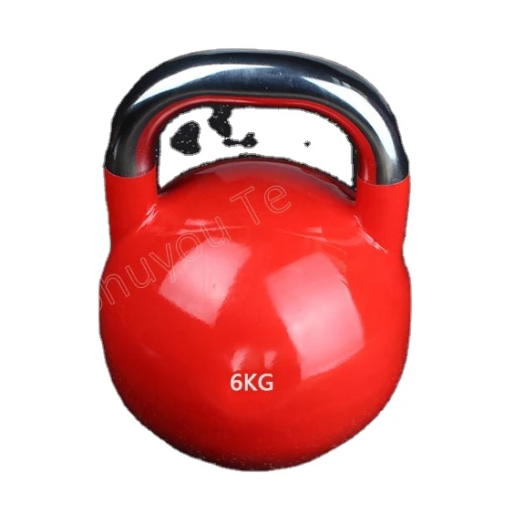 Home Gym Kettle Bell Gym Workout Fitness Equipment Competition Kettle Bell Painted Cast Iron Kettlebell free weights