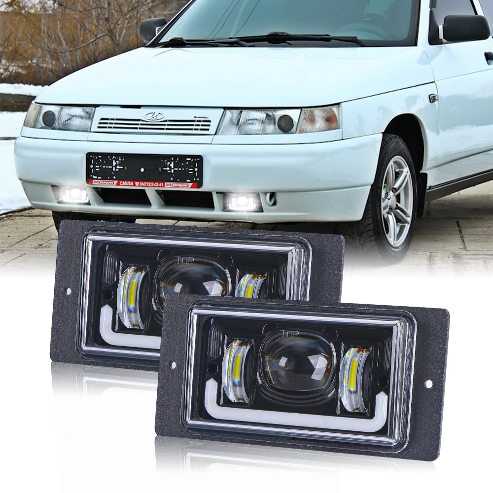 

Waterproof 12V 6000K Led Fog Light Fog Passing Light for Lada 2110 -2117 Cars Front Fog Lamp for Vaz 2114 Van Chevrolet