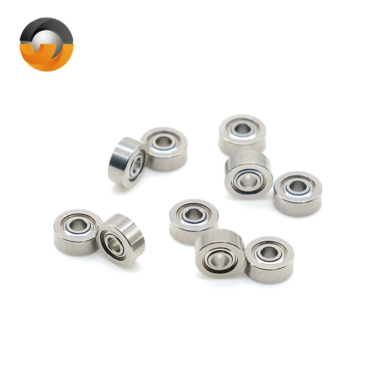 10Pcs MR62ZZ Mini Bearing 2x6x2.5mm ABEC-9 Chrome Steel Double Metal Shield for Mini 4WD Racing Car