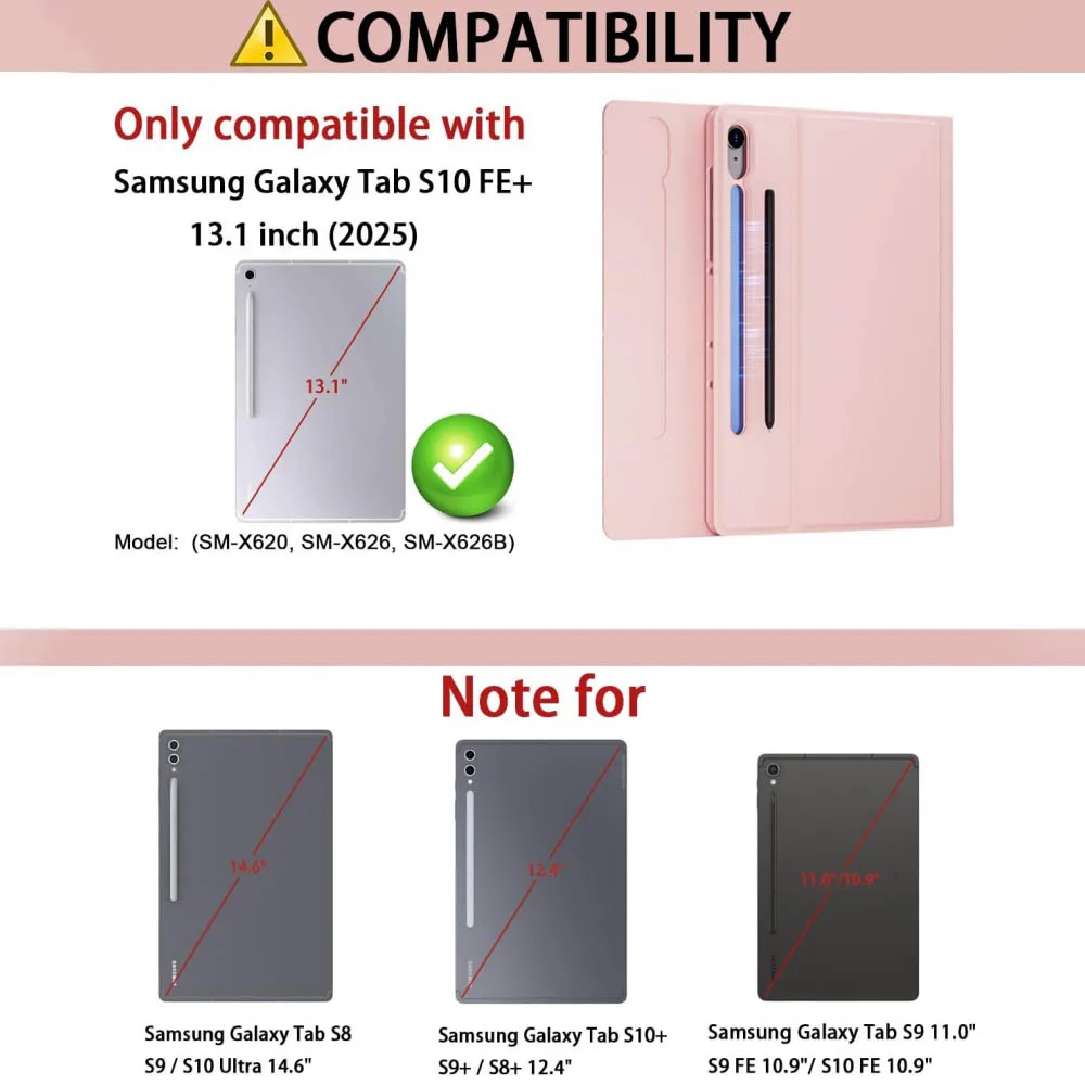 Teclado for Samsung Tab S10 FE Plus 13.1