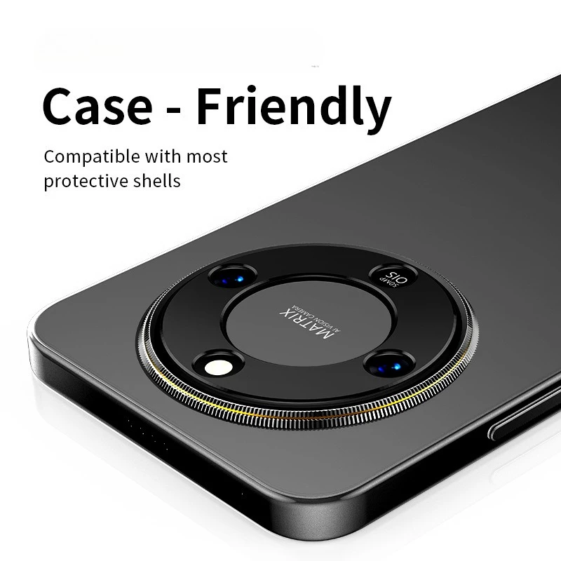 화웨이 아너 X70용 알루미늄 메탈 후면 카메라 렌즈 커버, HONOR X 70용 렌즈 링 필름