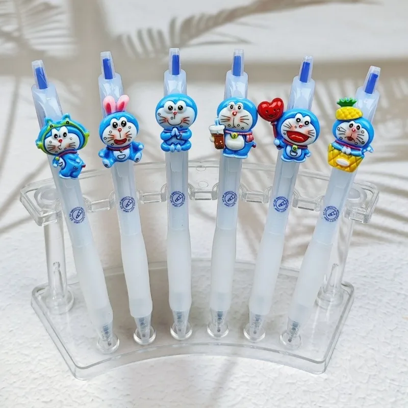 Stylo Gel Rétractable Doraemon – Spécial Examens, Écriture Fluide, Idéal Étudiants et Bureau, Fournitures Scolaires