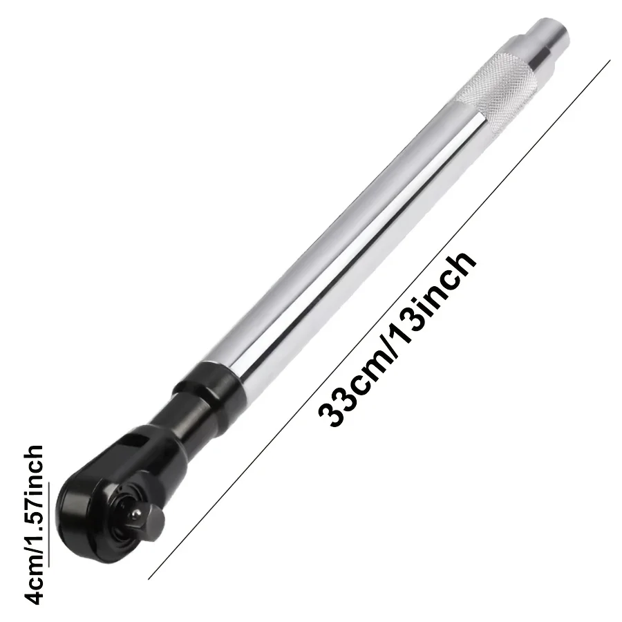 

1/2" Offset Extension Wrench for Impact Drills, Ratchet Extended Wrench, Electric Extended Wrench, 3-In-1 Impact Wrench Extender, Suitable for Confined Spaces