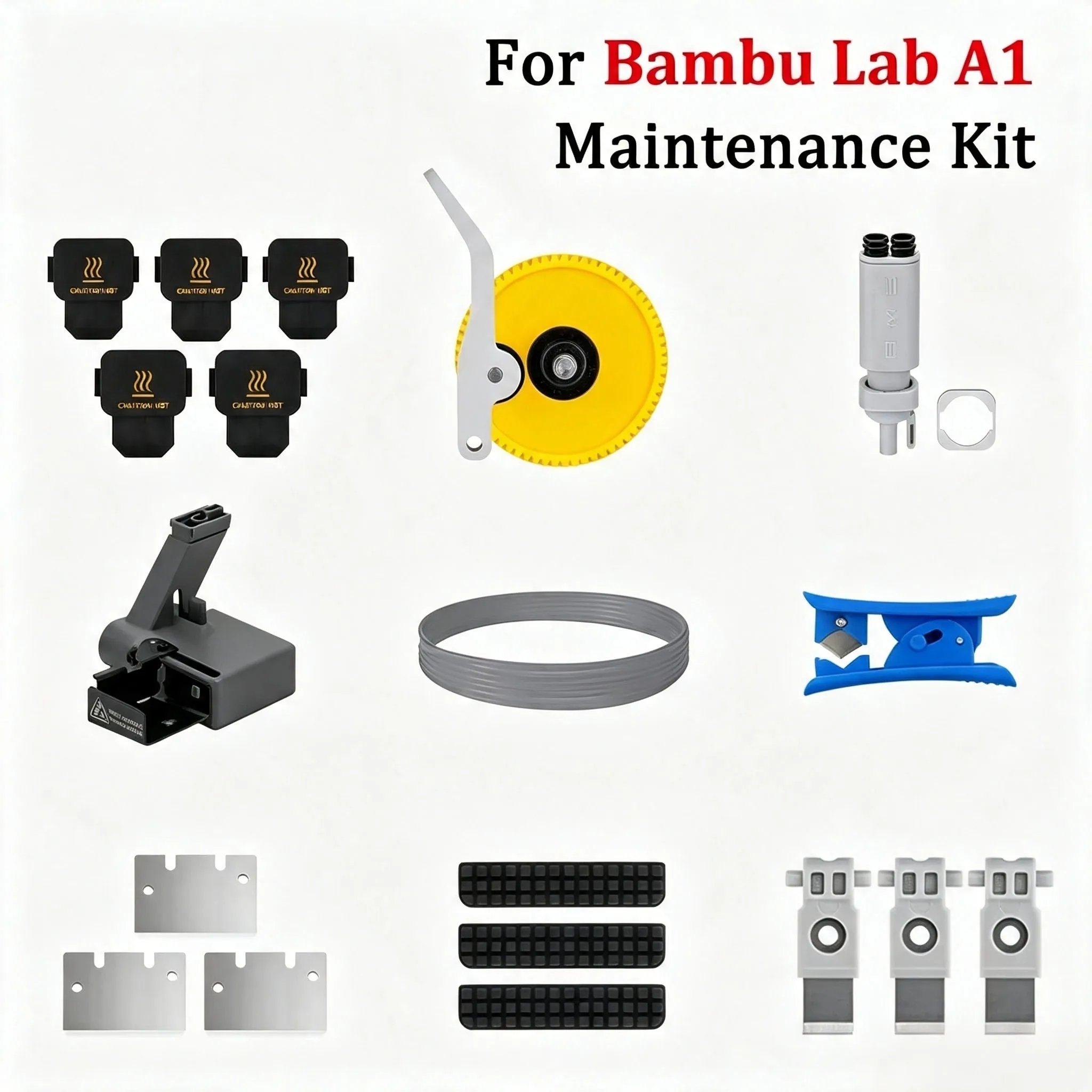 Complete Daily Maintenance Repair Kit for Bambu Lab A1 A1 Mini 3D Printing Machine Full Set Spare Accessories