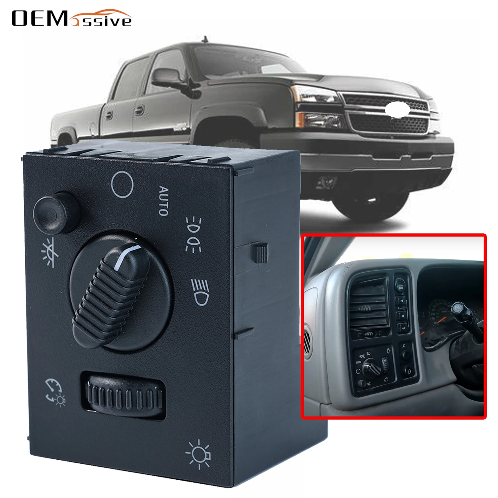 

1802311218 15194803 Scheinwerfer-Dimmerschalter для Cadillac Escalade ESV EXT