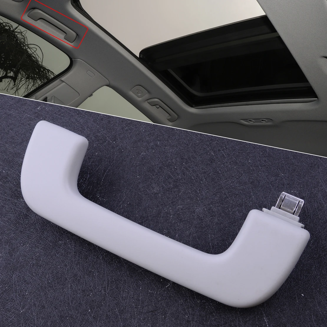 

Beler Interior Серая ручка для передней крыши автомобиля 8R 0857607 HEP5 подходит для Audi A4 S4 QUATTRO A5 S5 Q5 2010 2011 2012 2013 2014