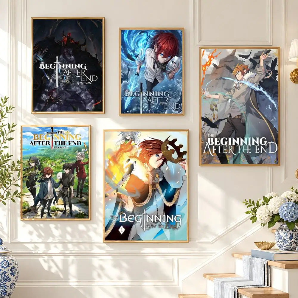 webtoon The Beginning After the End Poster Poster HD Frameless Preppy Style Wall Art Home Decor For Living Room Bedroom Gift