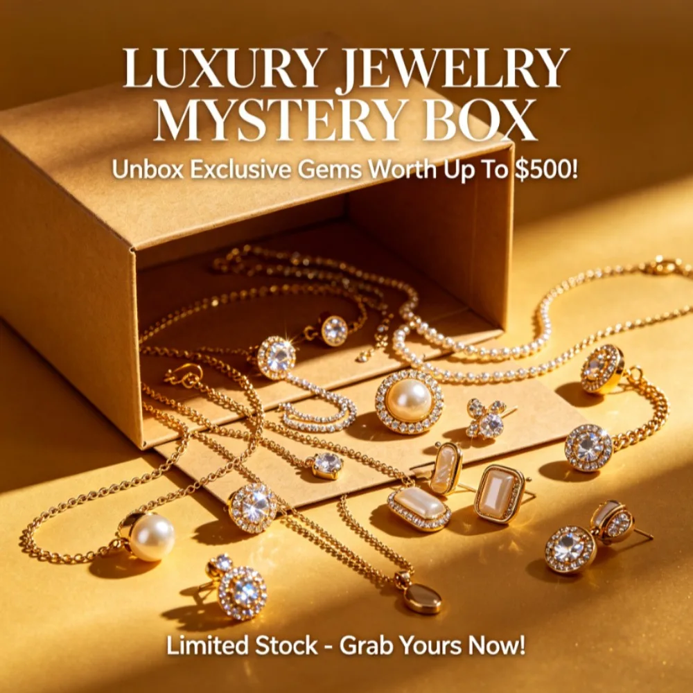 

Every Blogger Recommends Luxury Jewelry Blind Box Random Shiny Crystal Ornaments Mystery Pack Surprise Gift For Party Dating