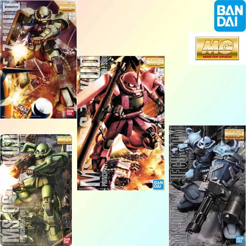 

Bandai оригинальная серия GUNDAM MG MS-06F ZAKU аниме фигурка в сборе модель игрушки Коллекционная модель украшения подарки