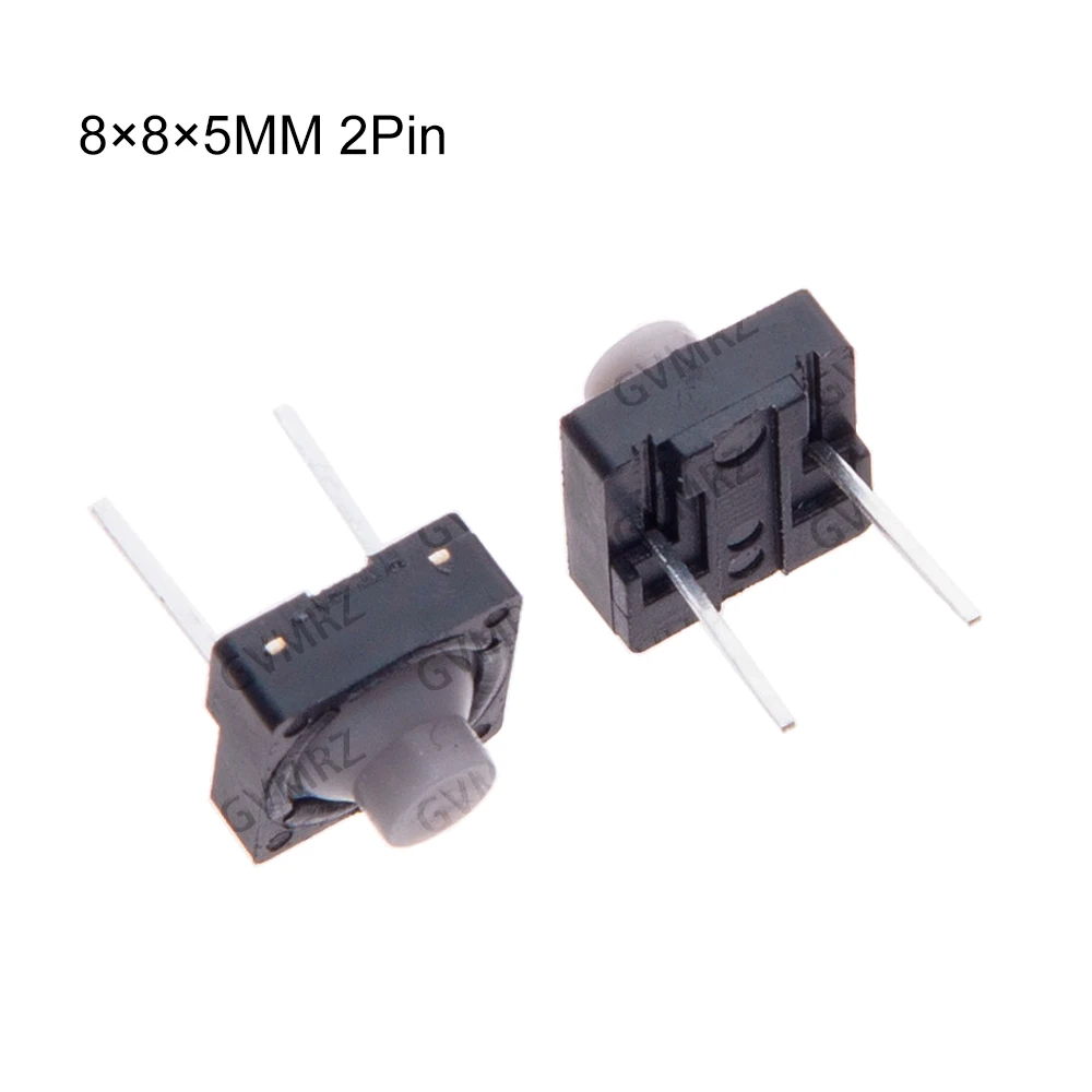 8x8x5MM 2PIN 4PIN Conductive Silicone Soundless Tactile Tact Push Button Micro Switch Self-reset 2P 4P