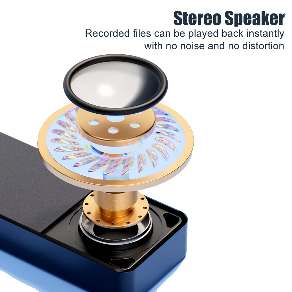 مسجل صوت Famue L11 بسعة 64 جيجابايت لاجتماعات الفصول الدراسية للطلاب، 40 ساعة 1536 كيلوبت في الثانية عالي الدقة، يعمل بالصوت بلمسة واحدة، توفير الطاقة المنخفضة بكلمة مرور #3