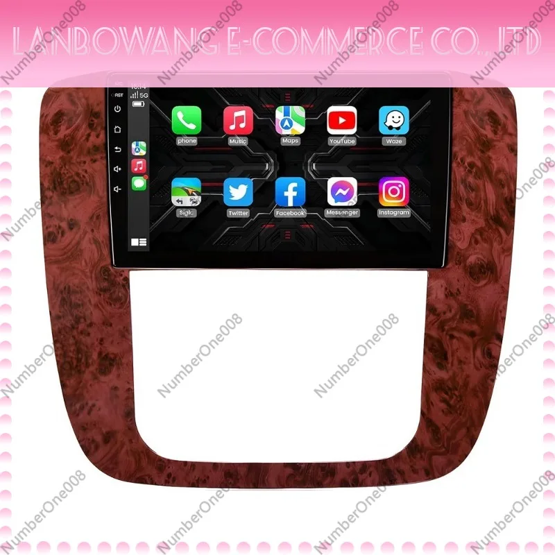 HD Touch Screen Android All In One Car GPS Navigation with Reverse Camera Compatible for Chevrolet GMC