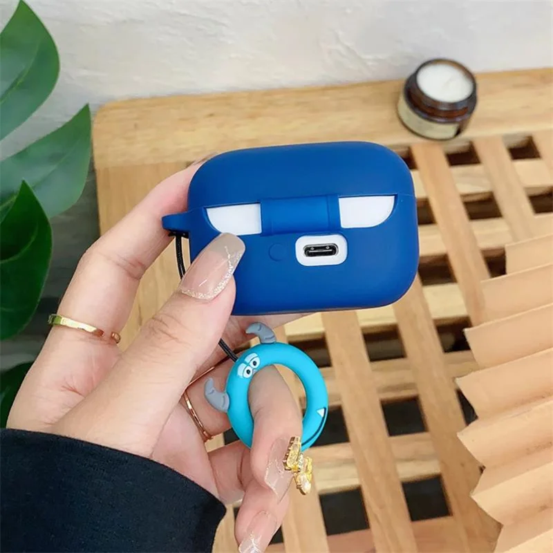 ديزني حقيبة سماعة الاذن غطاء ل JBL LinkBuds S/WF-1000XM4/WF-1000XM5 سيليكون سماعات لاسلكية واقية كم مع المفاتيح