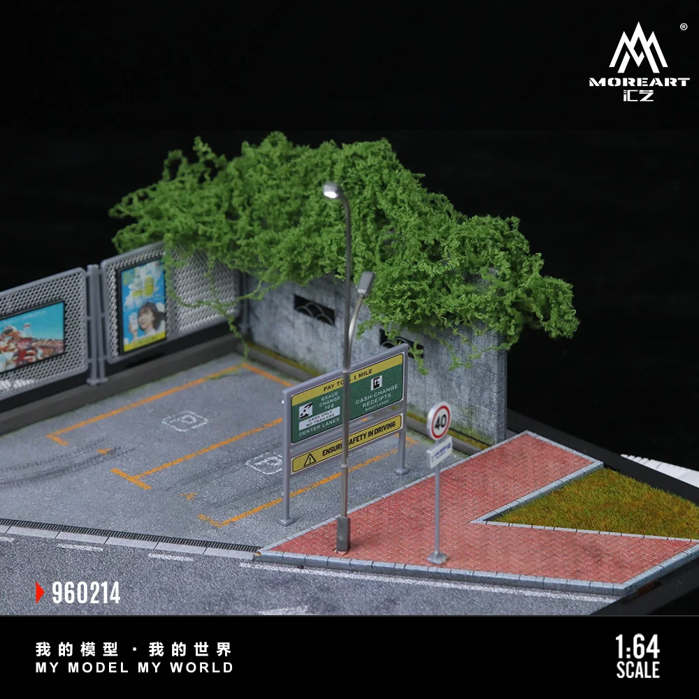 *الطلب المسبق*More Art 1:64 Street Scene14 نموذج المشهد، موقف السيارات Diorama للعرض والمجموعة والهدايا