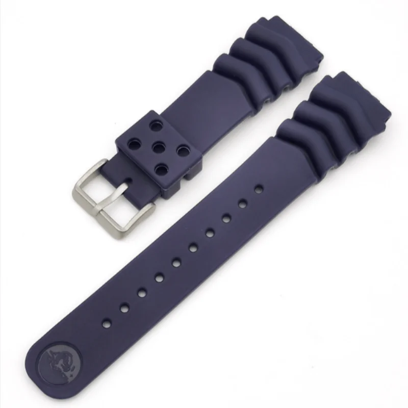 18mm 20mm 22mm Silikonarmband für Seiko Uhrenarmband Herren Damen Sport Wasserdichtes Tauch-Gummi-Armband Zubehör – Detail 8