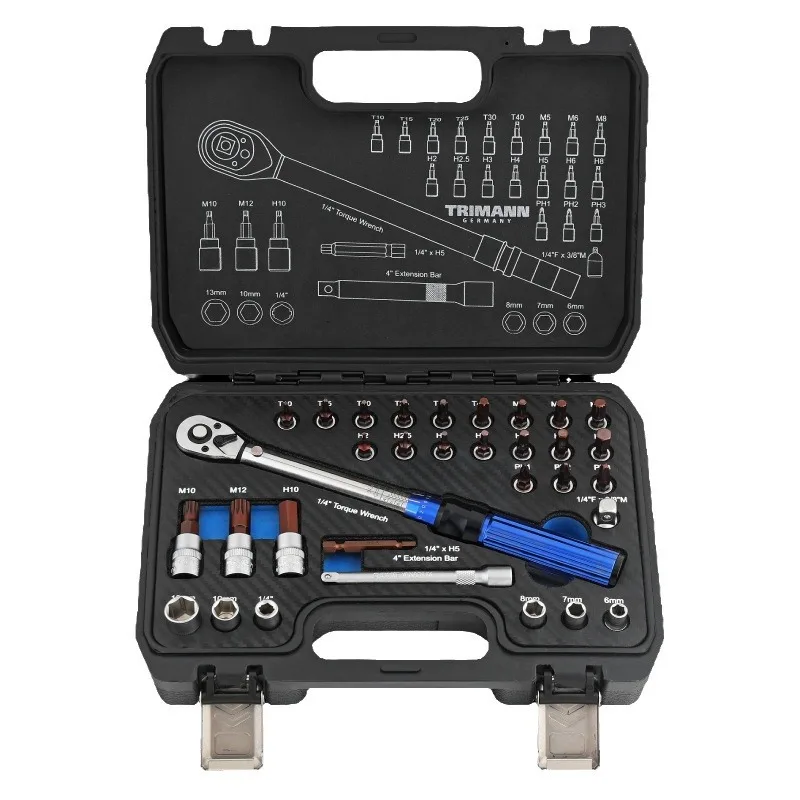 1/4 Torque Wrench Mountain Bike Preset Adjustable Torque Ratchet Xiaofei High Precision Maintenance Kit
