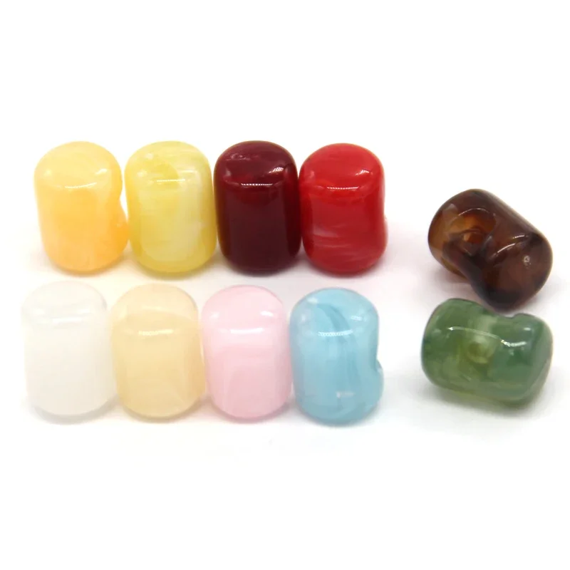 HENGC Small Color Irregular Jade Pearl Buttons For Clothing Retro Female Shirt Sweater Qipao Skirt Hanfu DIY Sewing Accessories