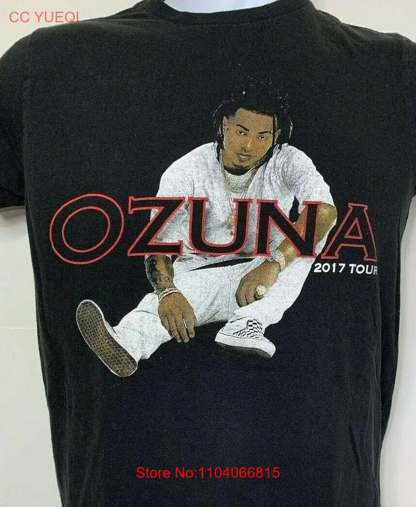 Ozuna 2017 Concert Tour Double Sided Rap T Shirt Size Small