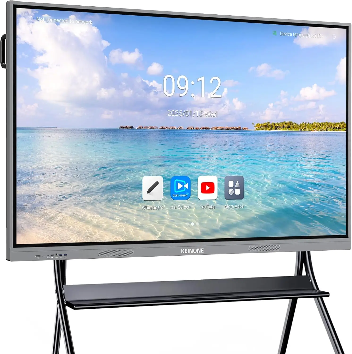 

Interactive Whiteboard, Electronic Digital Whiteboard with Open App Ecosystem, Touchscreen Smart Board for Home, Office and