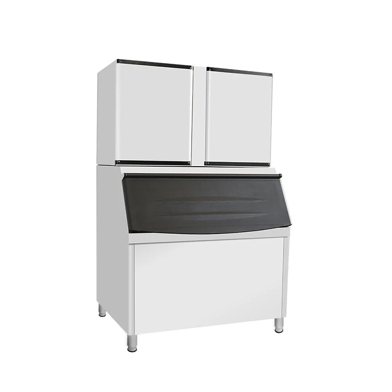 680kg/24h Cube Ice Maker Automatic Commercial Machine for Business Professional Kitchen Cooling Station for Restaurant Bar