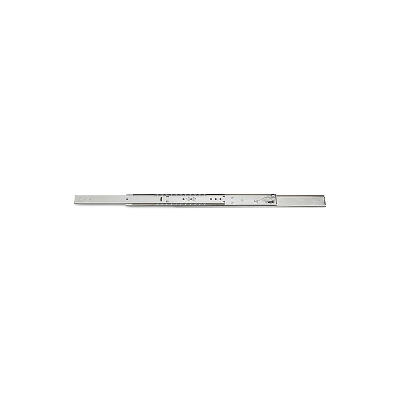 Lockable, removable and unlockable drawer slide stainless steel three-section slide ESR7