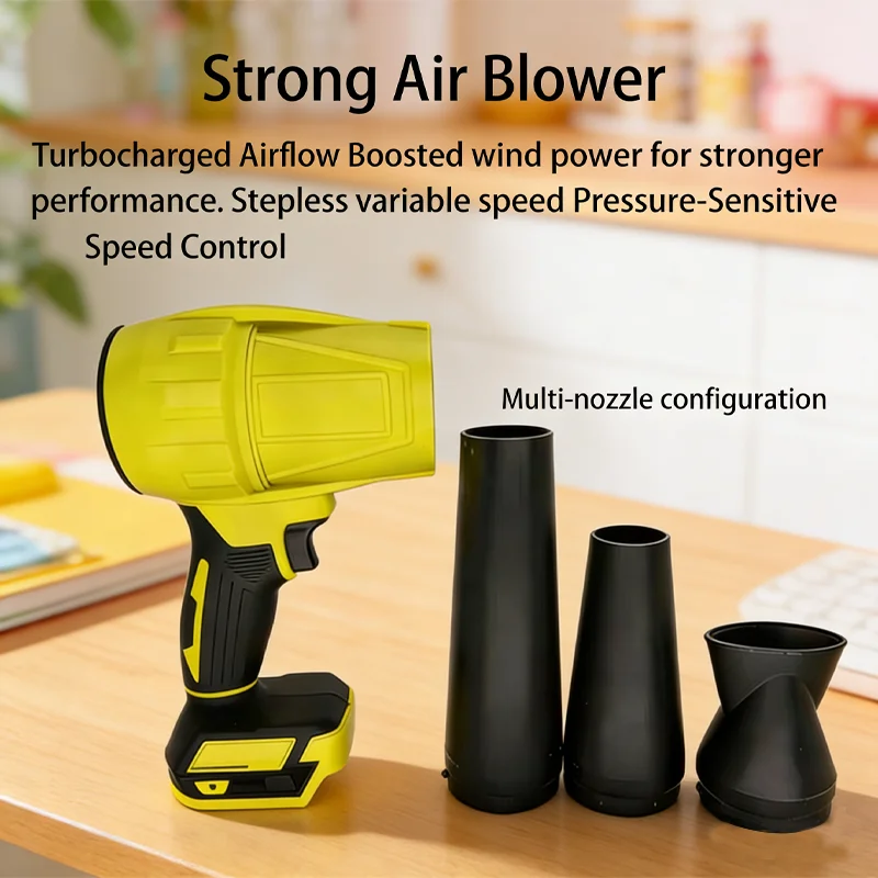 

Cordless Electric Air Blower Turbo Fan Jet Handheld Dust Blowing Tool For Makita 18V Battery Pin Washing Snow Blowing Leaf