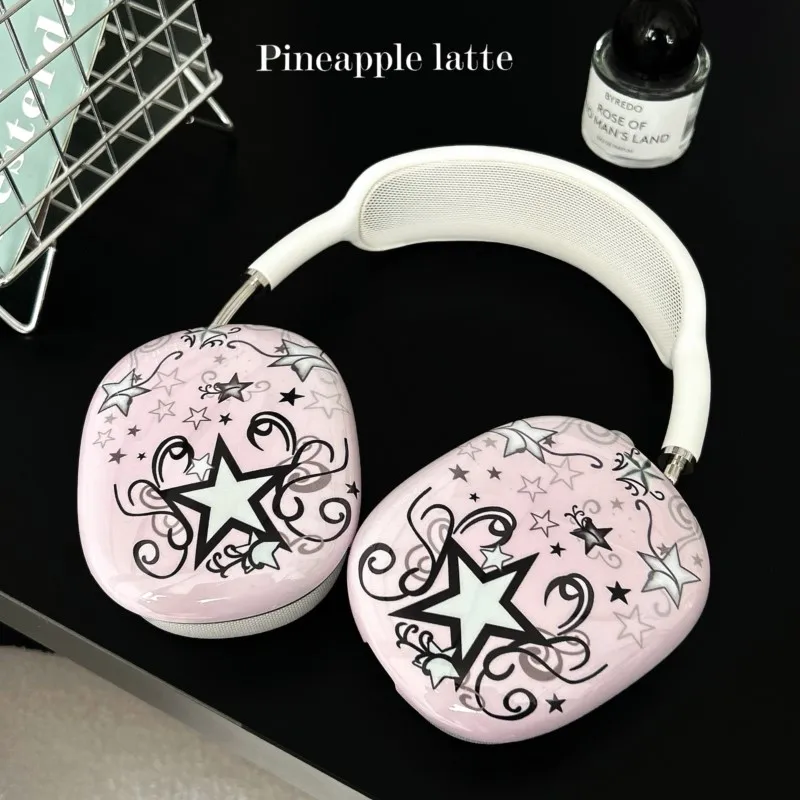 

INS Japanese Korean Style y2k Stars unique personalities Protective Case For Apple Airpods Max Earphone Cases For Airpods Max2