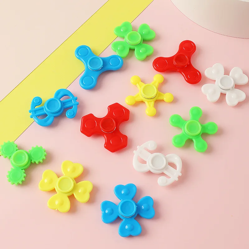 子供用ミニフィジェットスピナー回転おもちゃ手動回転ジャイロスコープ減圧おもちゃ楽しい指先ゲーム 1 個